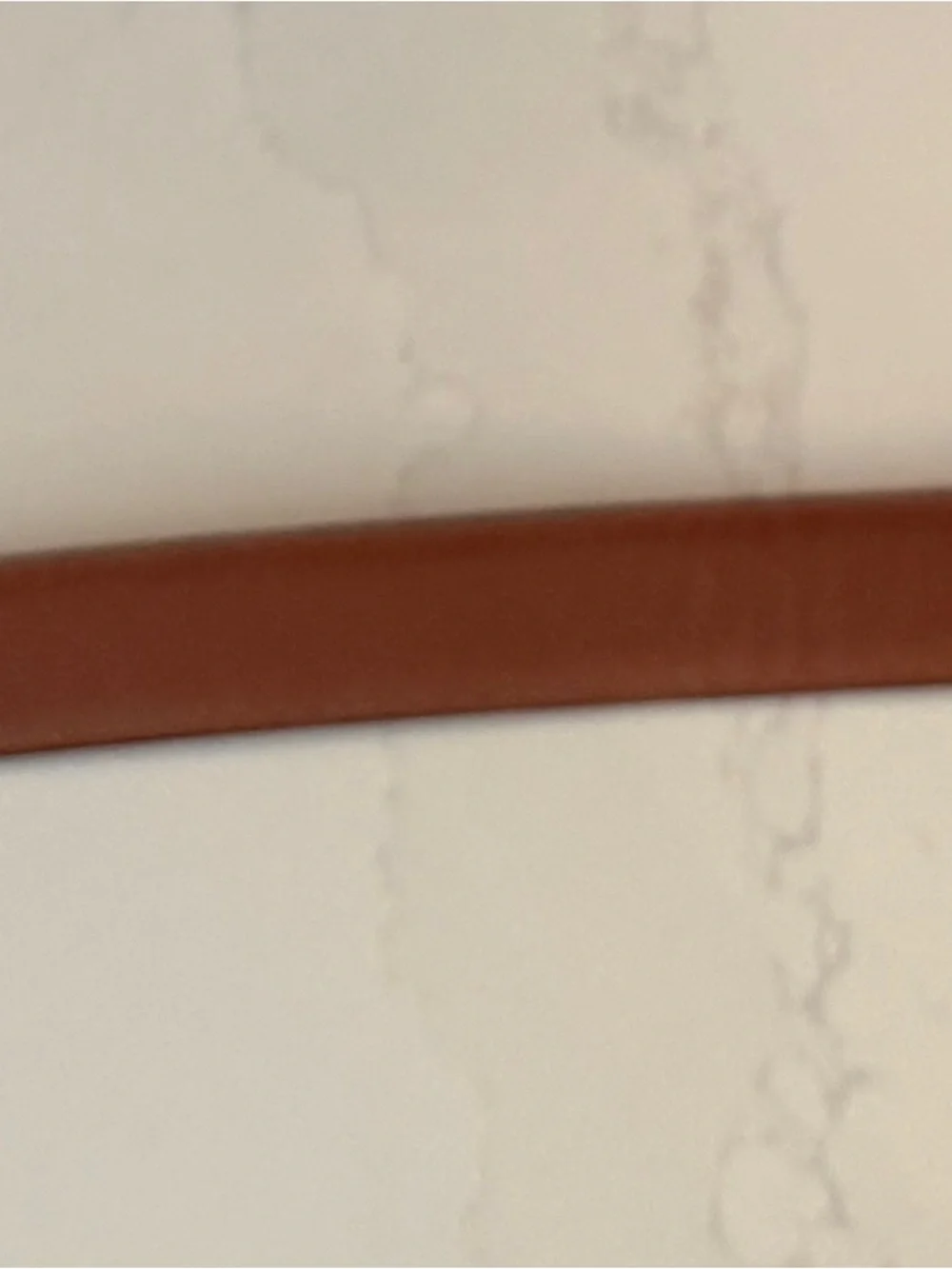 Reversible Black Cognac Belt Gold Double Ring Buckle 27 to 33